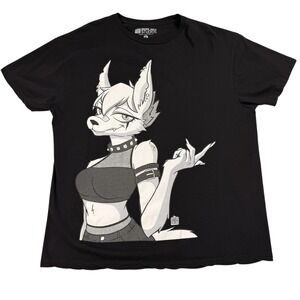 Square Apple Studios 2023 Graphic T-Shirt
XL Black Cotton Anime Style Streetwear